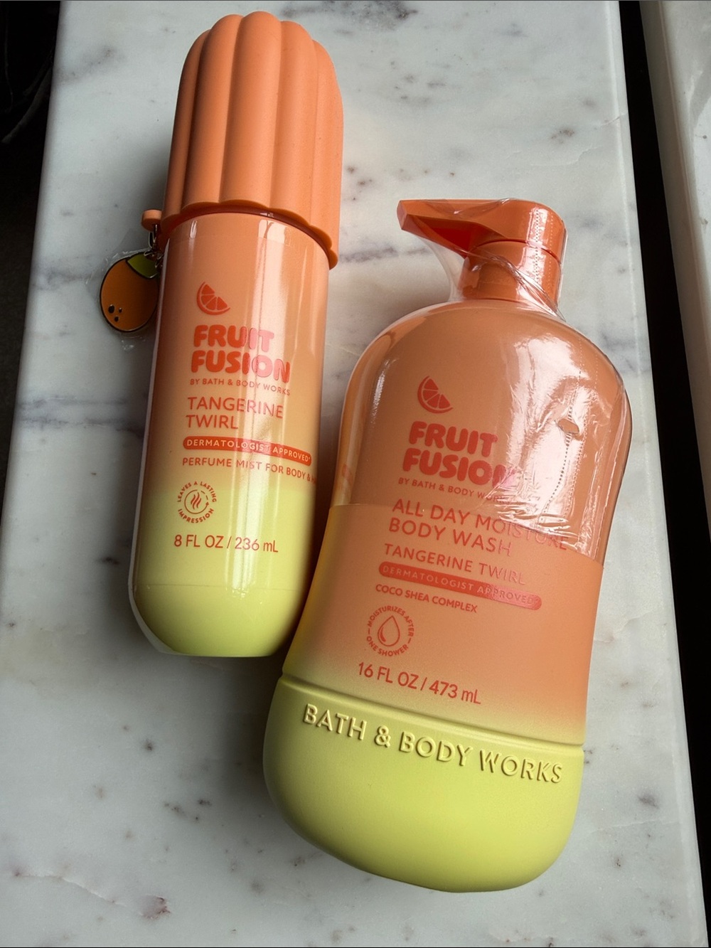 Bath & Body Works Fruit Fusion Tangerine Twirl Duo *NEW*